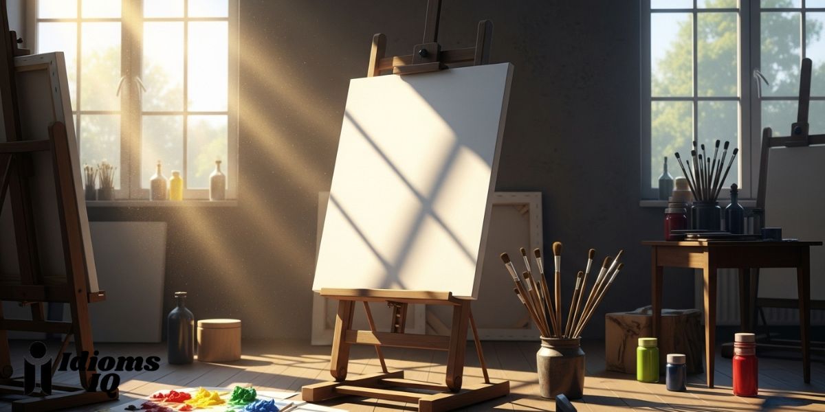  A blank canvas